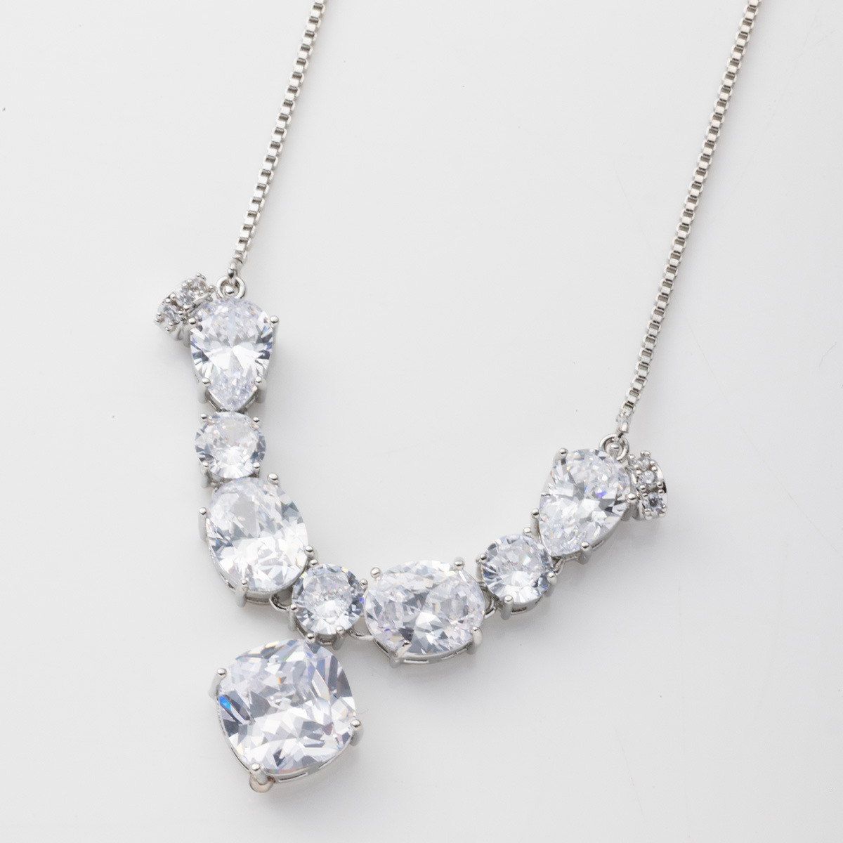 JN741390 JinkaNezu CZ マグネット2wayスタイル ネックレス