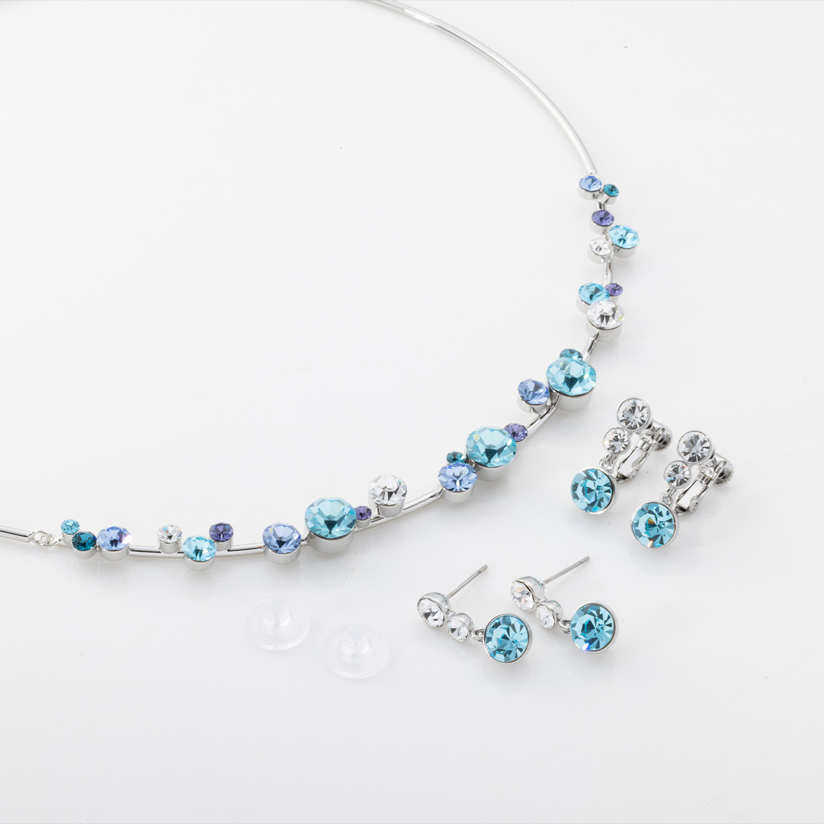 JN744911 JinkaNezuｸﾘｽﾀﾙｶﾞﾗｽﾁｮｰｶｰﾈｯｸﾚｽ&ｲﾔﾘﾝｸﾞ/ﾋﾟｱｽ